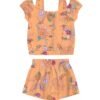 Conjunto Infantil Feminino Blusa Ciganinha e Short