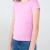 Blusa Básica Infantil Slim Manga Curta