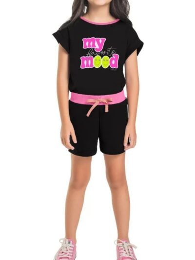 Conjunto Infantil de Menina Blusa e Short