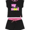 Conjunto Infantil de Menina Blusa e Short