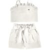 Conjunto Infantil de Menina Top e Short